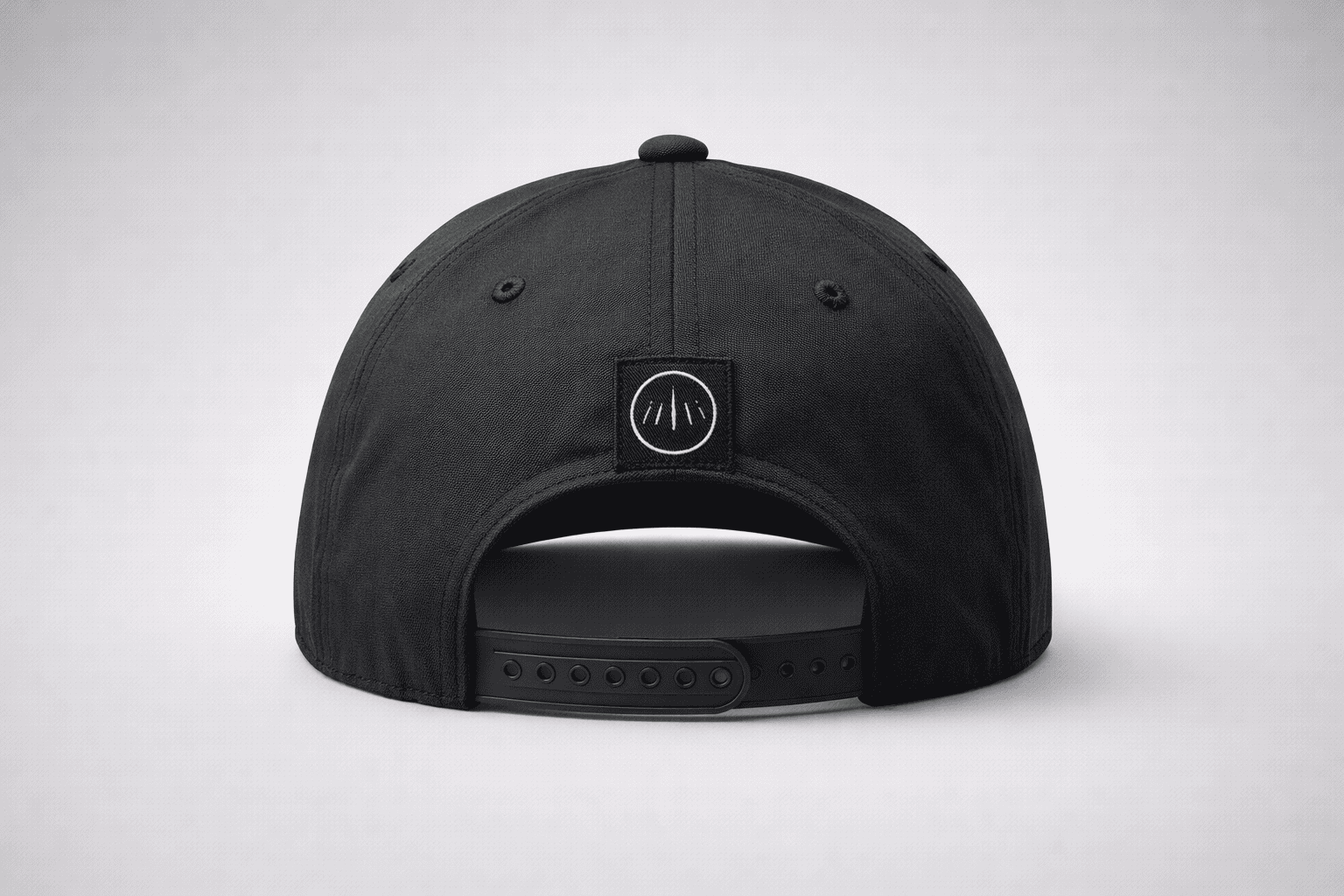 Premium Black Performance Snapback Cap - Image 2