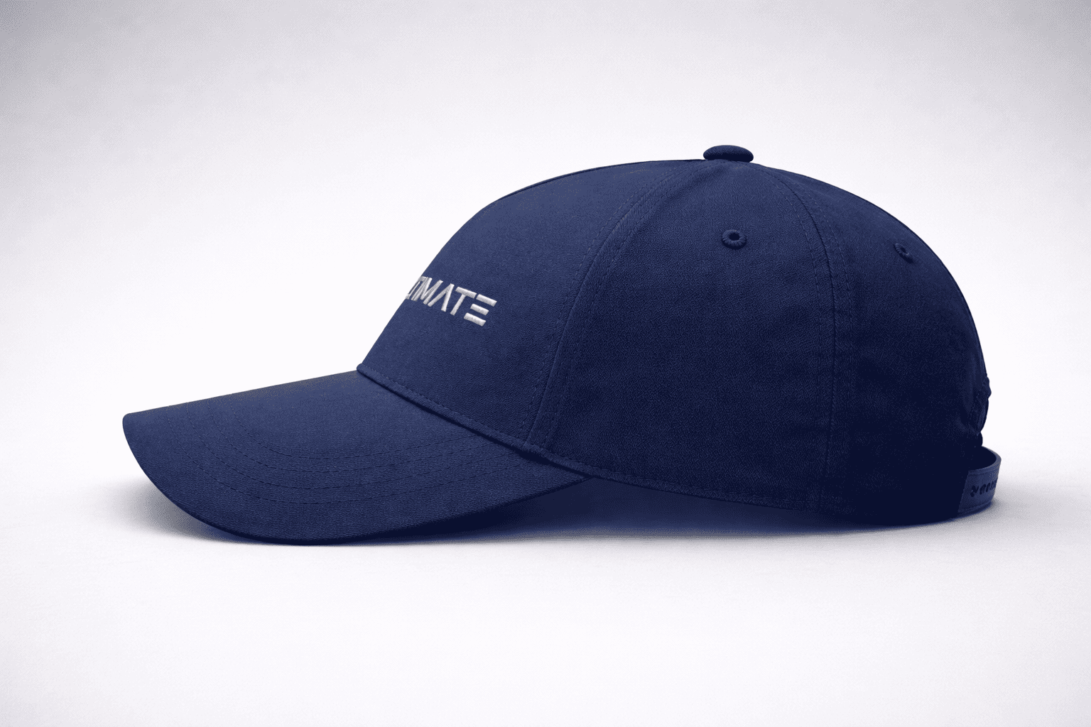 Premium Navy Performance Snapback Cap - Image 3
